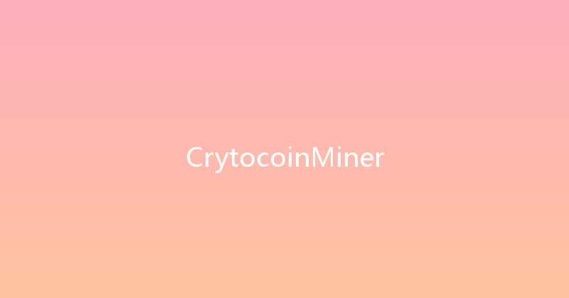 CrytocoinMiner 