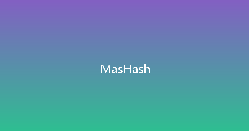 MasHash 