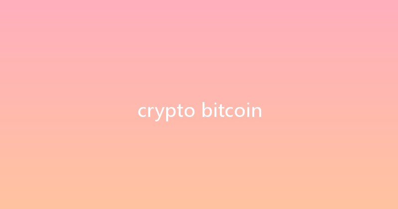 crypto bitcoin 